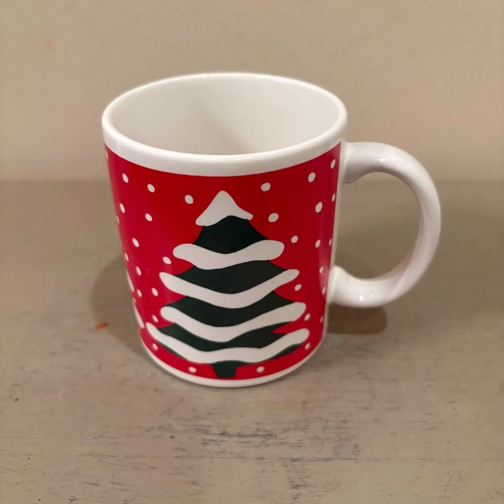 VTG Crate & Barrel Christmas Tree Mug